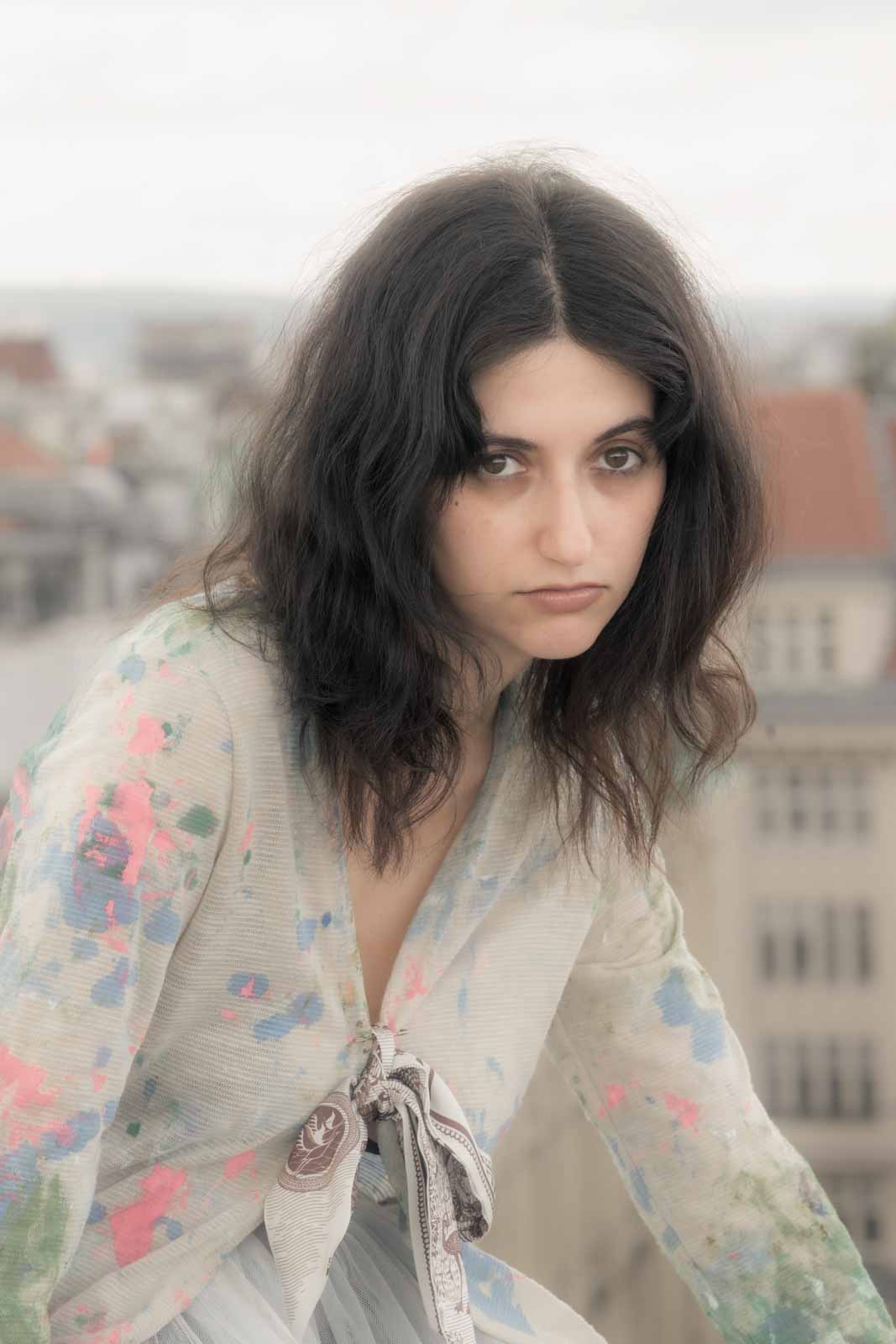 Fine art rooftop portrait — visual storytelling by Peter Scholz