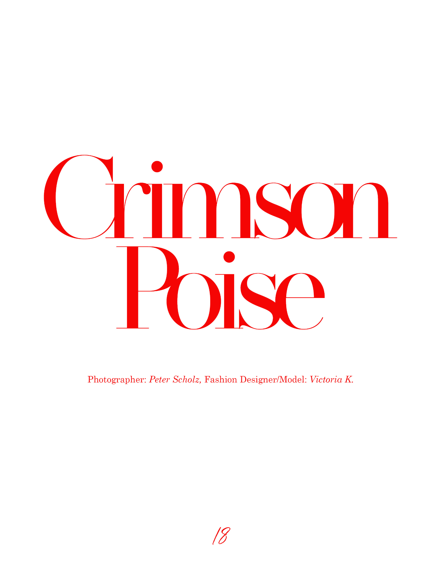 Crimson Poise